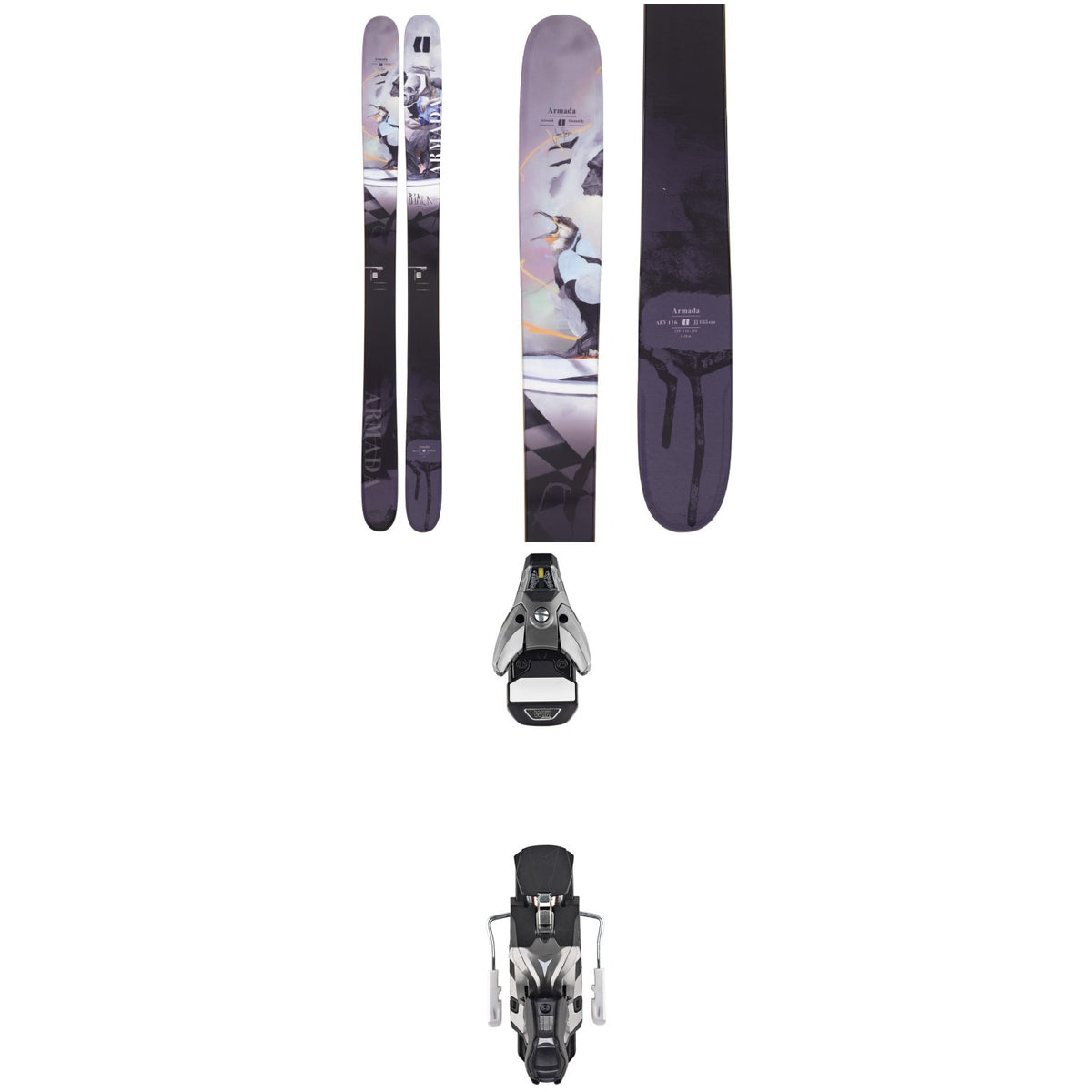 Armada ARV 116 JJ Skis + Atomic STH2 WTR 16 Ski Bindings 2021