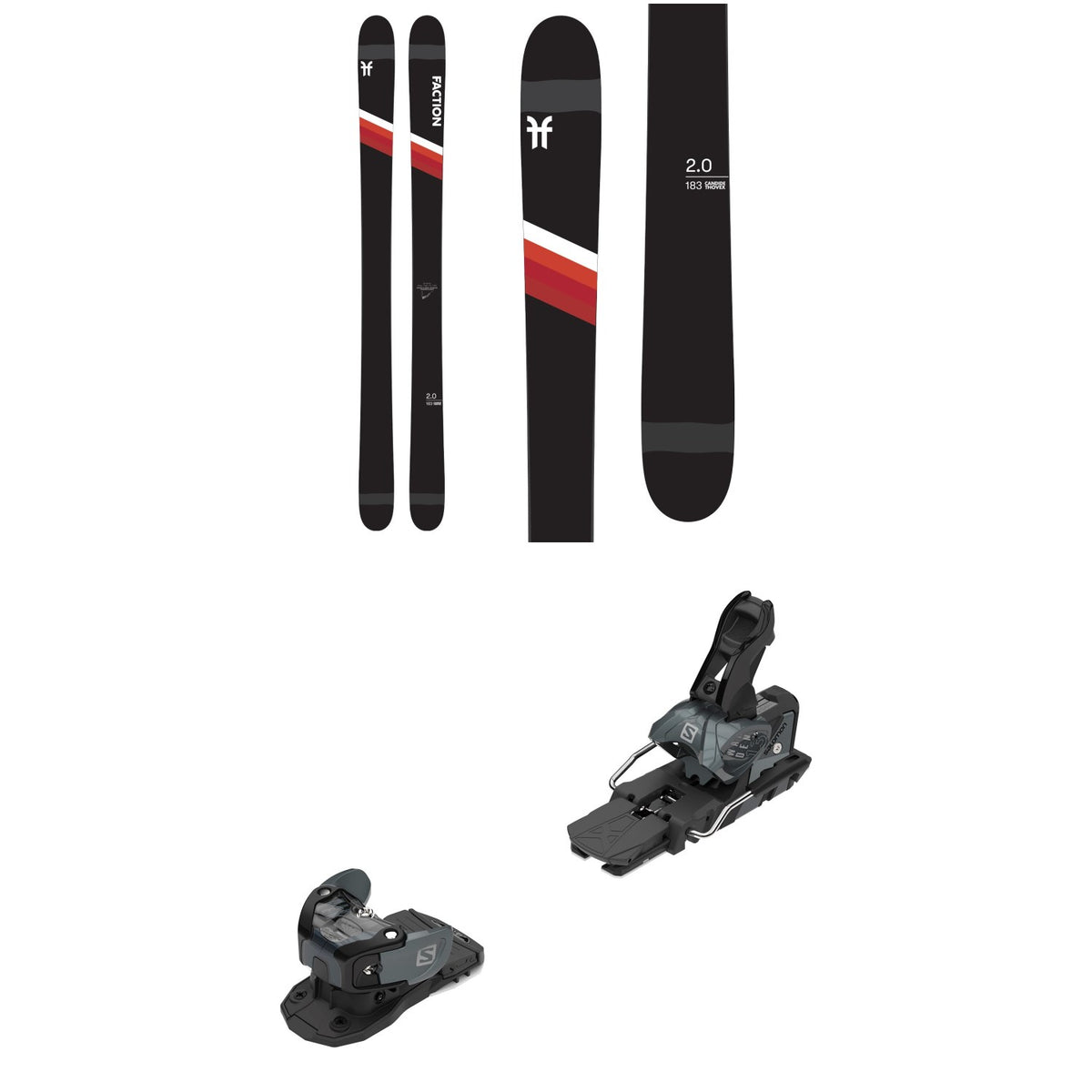 Faction Candide 2.0 Skis + Salomon Warden MNC 13 Ski Bindings 2021