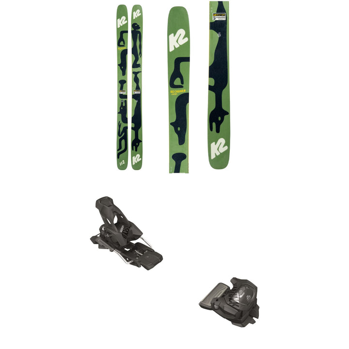 K2 x Geoff McFetridge Reckoner 112 Skis + Tyrolia Attack² 13 GW Bindings 2021