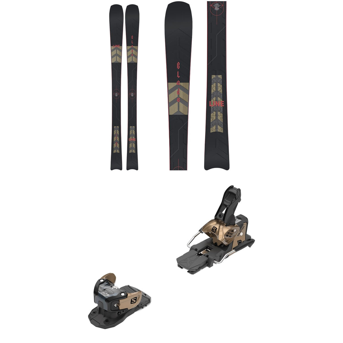 Line Skis Blade Skis + Salomon Warden MNC 13 Ski Bindings 2021