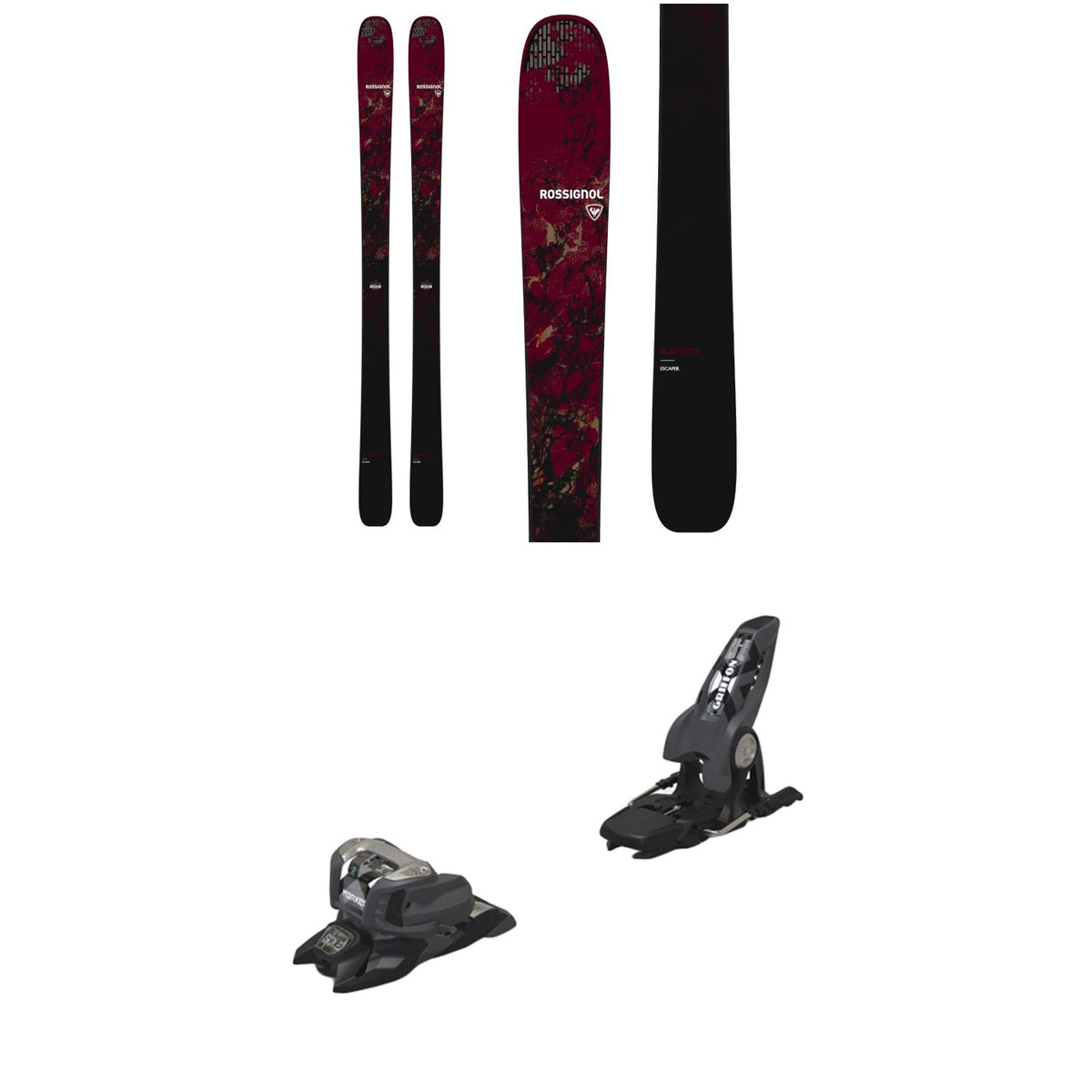 Rossignol Black Ops Escaper Skis 2021 + Marker Griffon 13 ID Ski Bindings