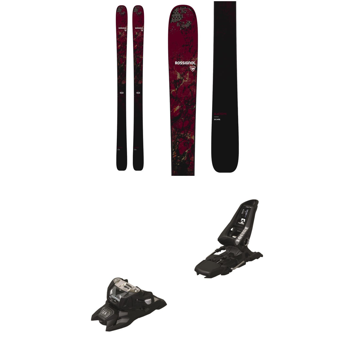 Rossignol Black Ops Escaper Skis + Marker Squire 11 ID Ski Bindings 2021