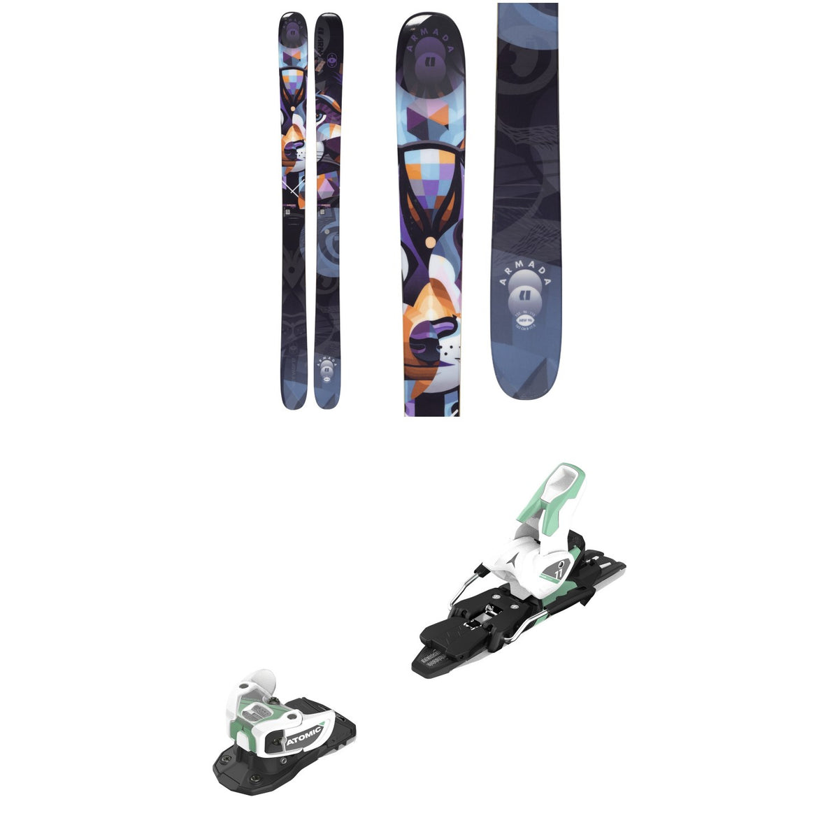 Armada ARW 96 Skis - Women's + Atomic Warden MNC 11 Ski Bindings 2021