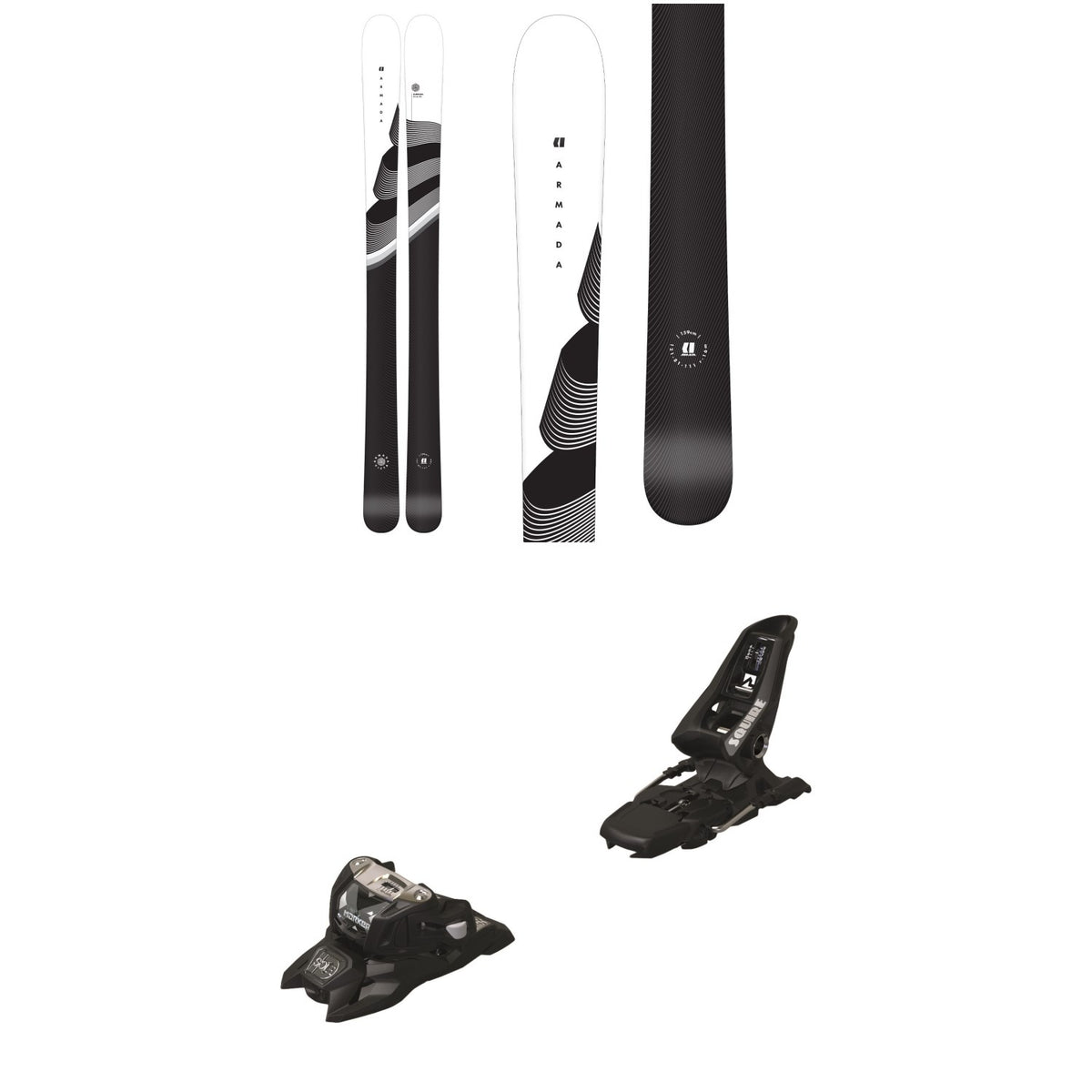 Armada Victa 83 Skis - Women's + Marker Squire 11 ID Ski Bindings 2021