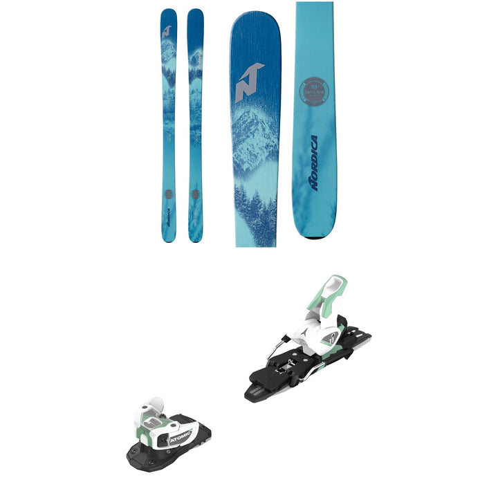Nordica Santa Ana 88 Skis - Women's + Atomic Warden MNC 11 Ski Bindings 2021