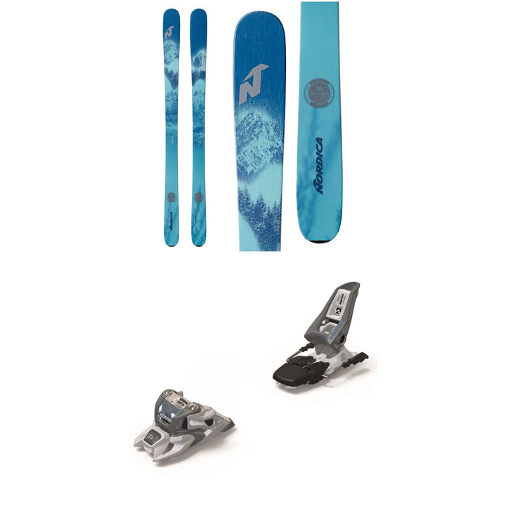 Nordica Santa Ana 88 Skis - Women's + Marker Squire 11 ID Ski Bindings 2021