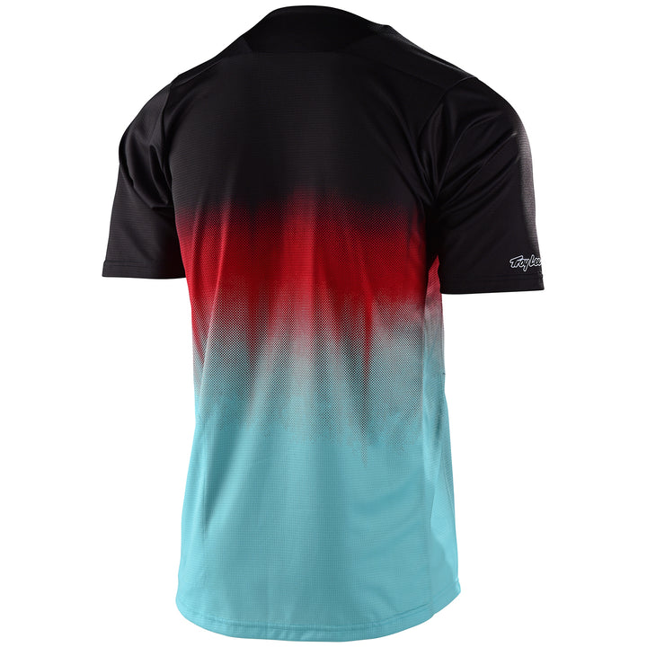 Troy Lee Designs Skyline S/S Jersey - Kids' Stain'd Black/Turquoise