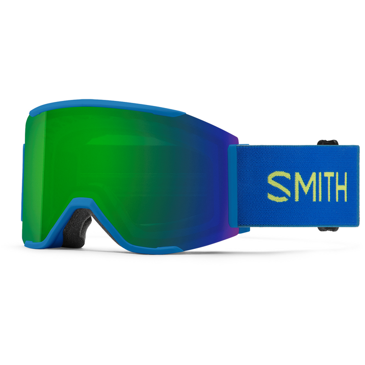 Smith Squad MAG Low Bridge Fit Goggles Electric Blue/ChromaPop Sun Green Mirror+ChromaPop Storm Rose Flash