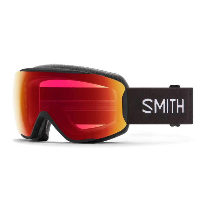 Smith Moment Low Bridge Fit Goggles Black/ChromaPop Photochromic Red Mirror