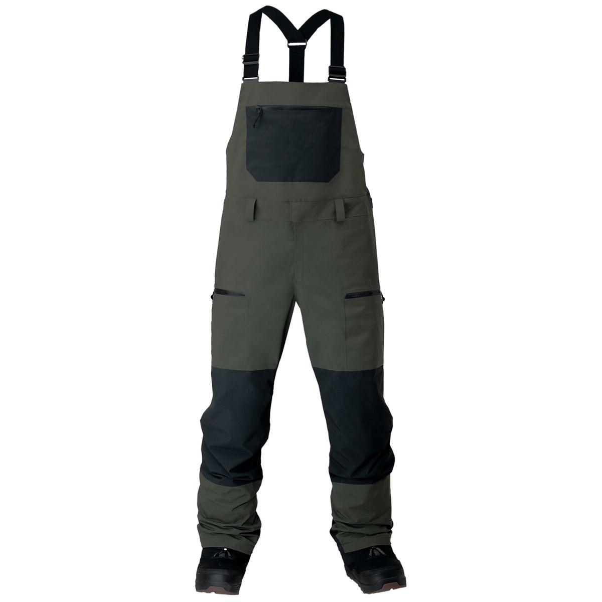Jones Mountain Surf Bibs - Men's Pine Green