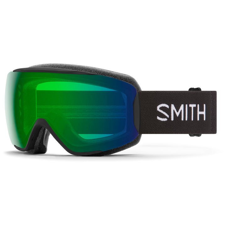 Smith Moment Goggles - Women's Black/ChromaPop Everyday Green Mirror
