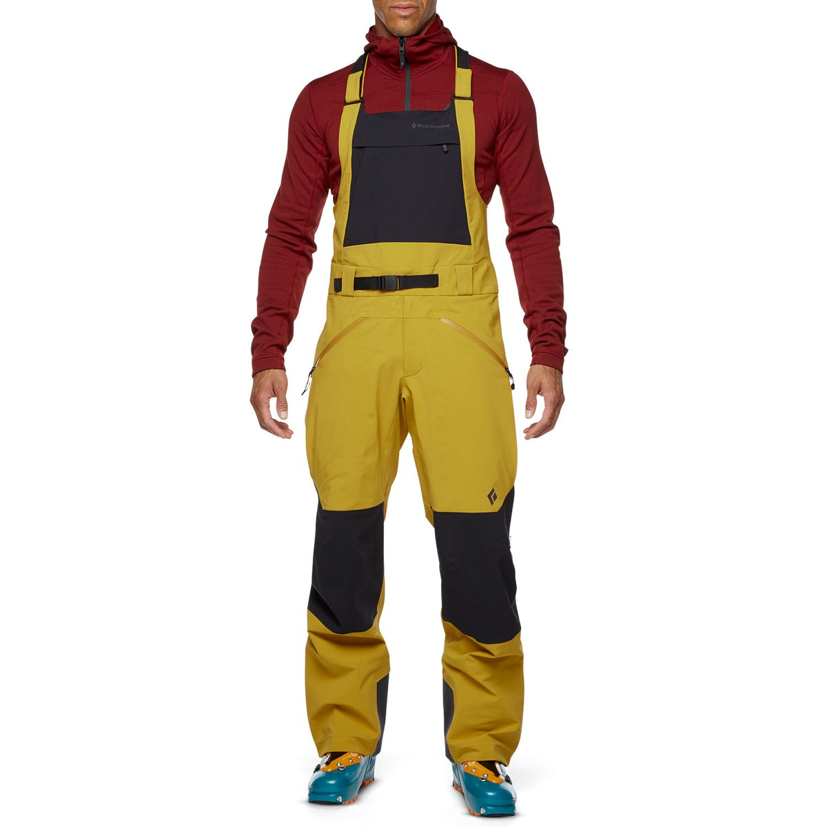 Black Diamond Recon Stretch Bibs Amber/Black