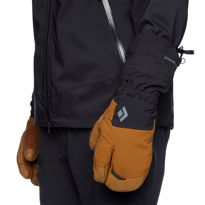 Black Diamond Soloist Finger Gloves Dark Curry