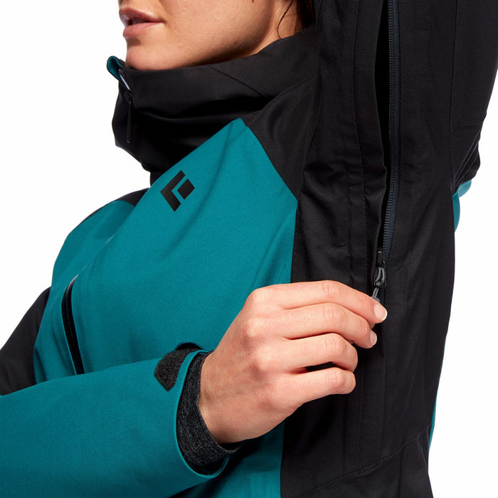 Black Diamond Boundary Line Insulated Jacket - Women's Sea Pine/Black