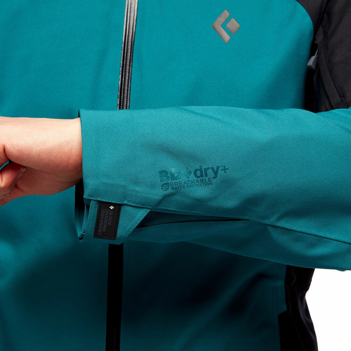 Black Diamond Boundary Line Insulated Jacket - Women's Sea Pine/Black