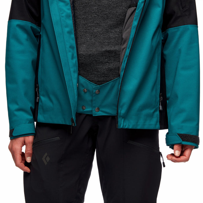 Black Diamond Boundary Line Insulated Jacket - Women's Sea Pine/Black