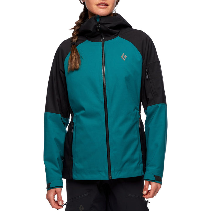 Black Diamond Boundary Line Insulated Jacket - Women's Sea Pine/Black