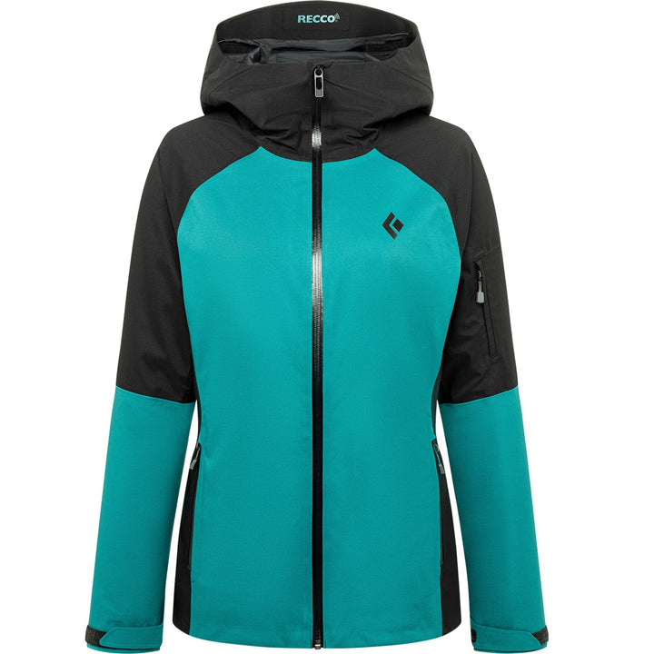 Black Diamond Boundary Line Insulated Jacket - Women's Sea Pine/Black