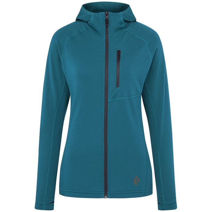 Black Diamond Coefficient Fleece Hoodie - Women's Azurite