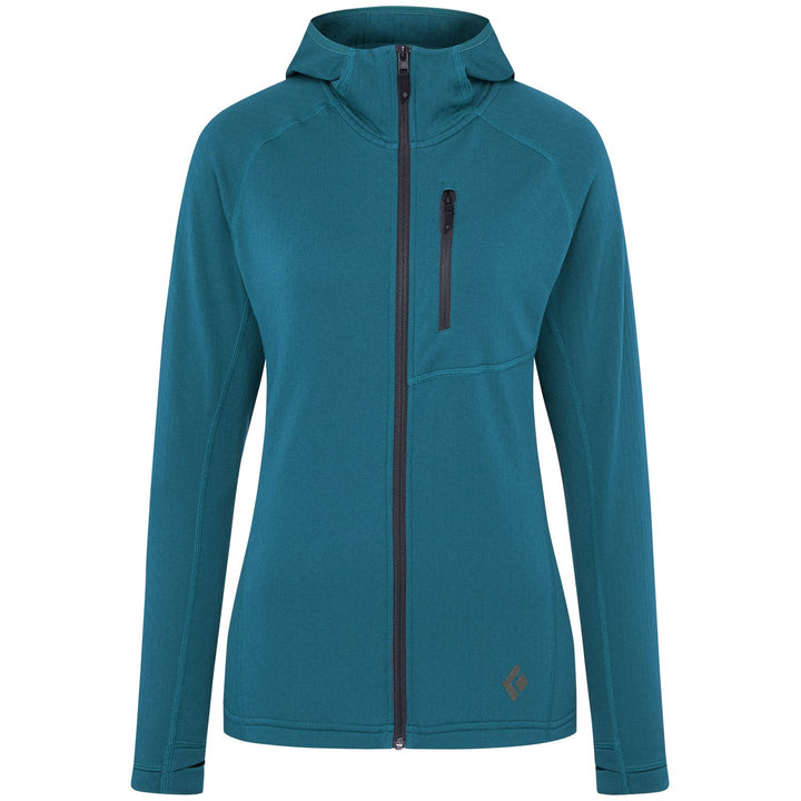 Black Diamond Coefficient Fleece Hoodie - Women's Azurite