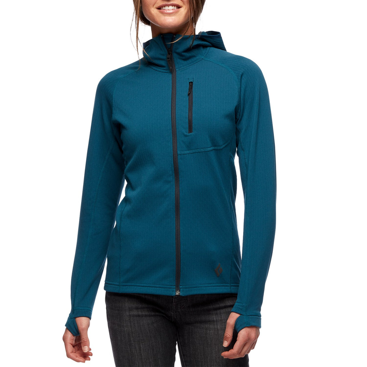 Black Diamond Coefficient Fleece Hoodie - Women's Azurite