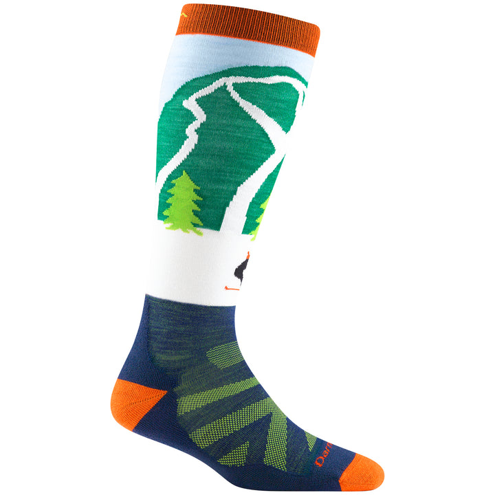 Darn Tough Pow Cow OTC Midweight Socks - Kids' Green