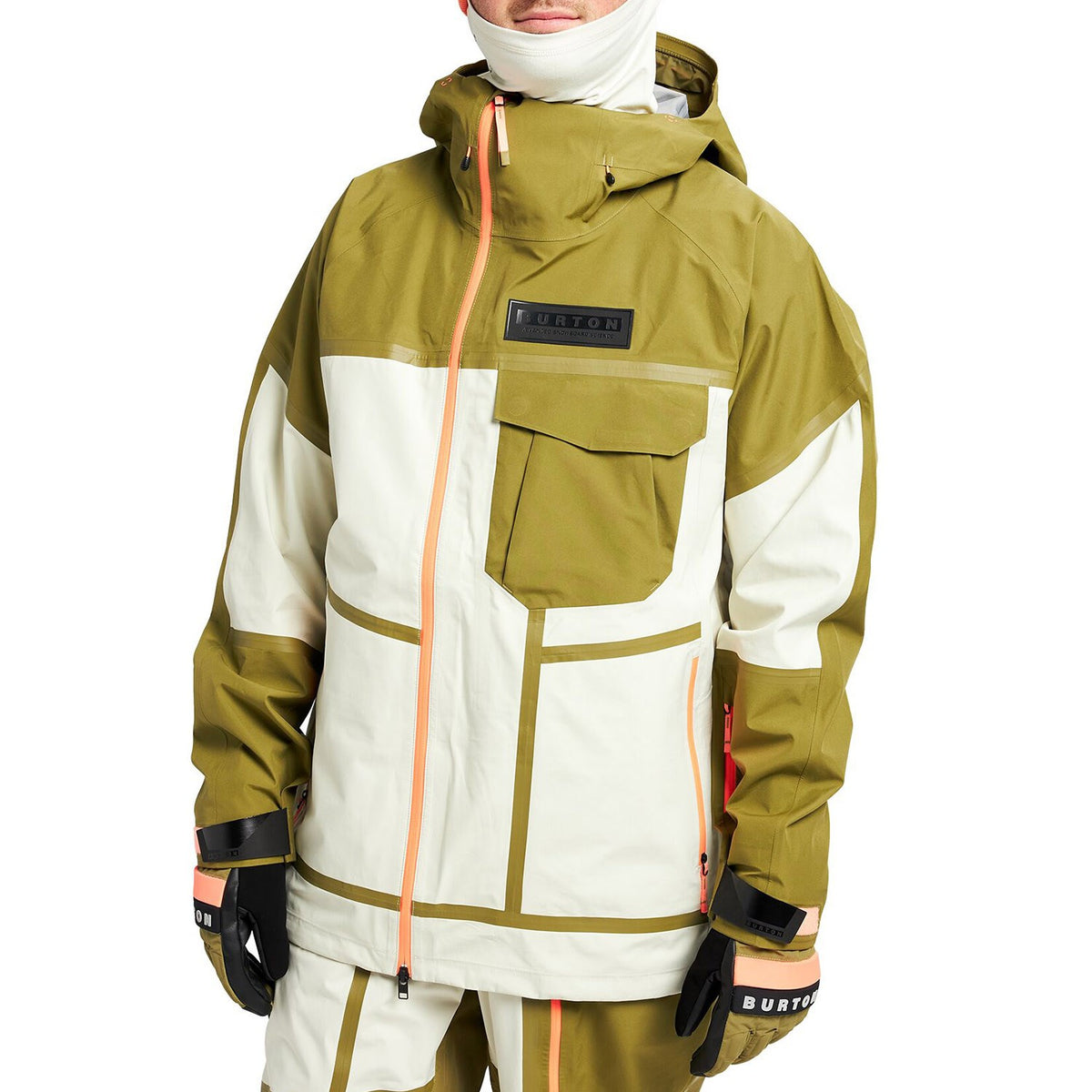 Burton GORE-TEX 3L Breaker Jacket - Men's Martini Olive / Silver Green