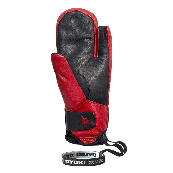 Oyuki Shaka Mitts Haute Red/Anthracite Gray/Black