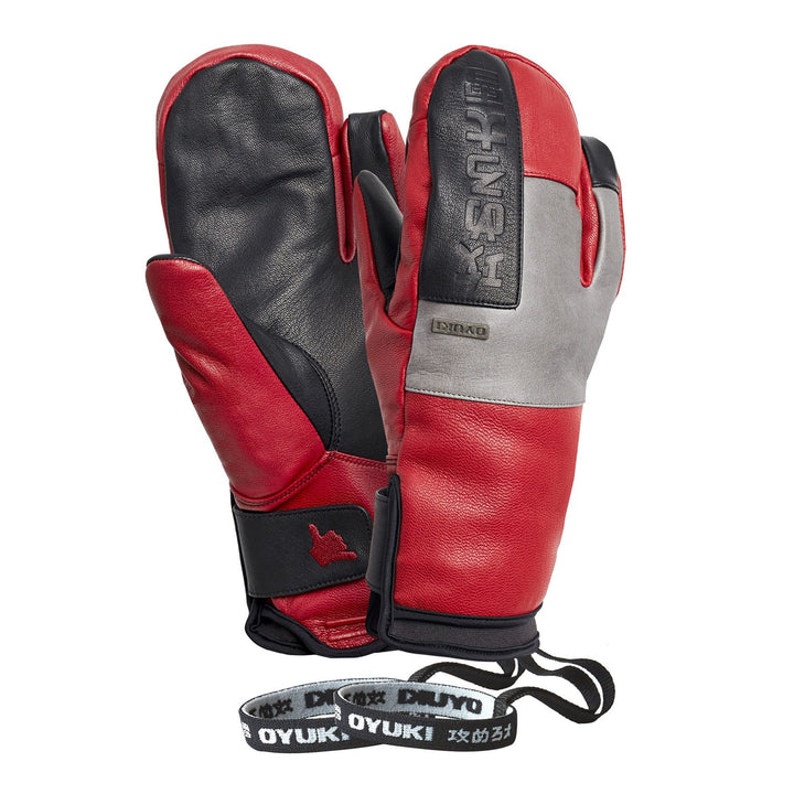 Oyuki Shaka Mitts Haute Red/Anthracite Gray/Black