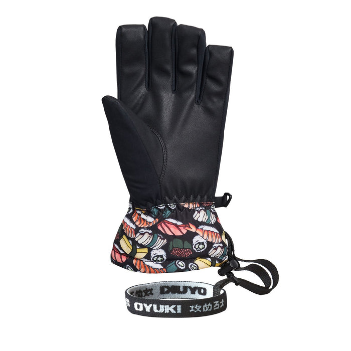 Oyuki Chotto Gloves - Big Kids' Black/Sushi