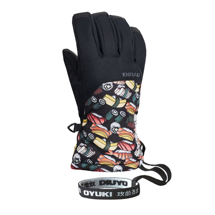 Oyuki Chotto Gloves - Big Kids' Black/Sushi