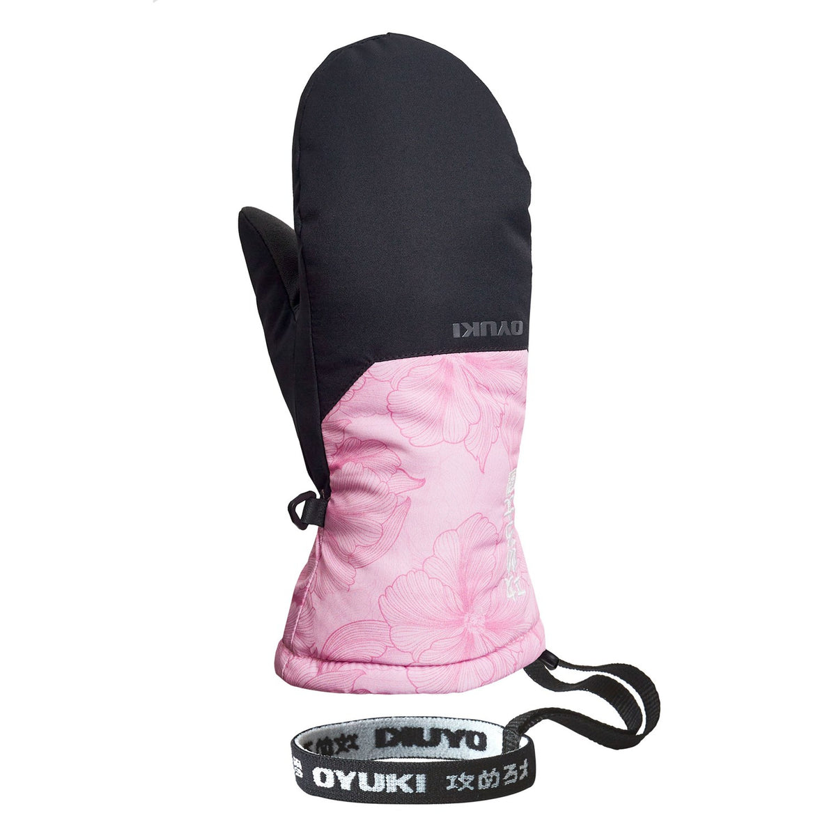 Oyuki Chotto Mitts - Kids' Black/Pink Hana