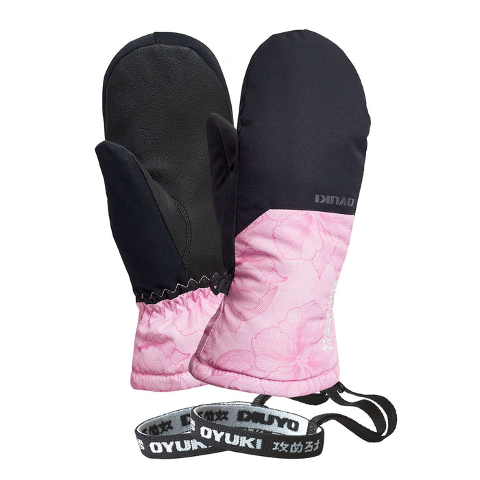 Oyuki Chotto Mitts - Kids' Black/Pink Hana