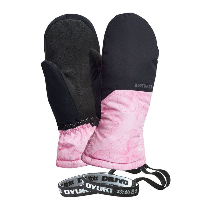 Oyuki Chotto Mitts - Kids' Black/Pink Hana