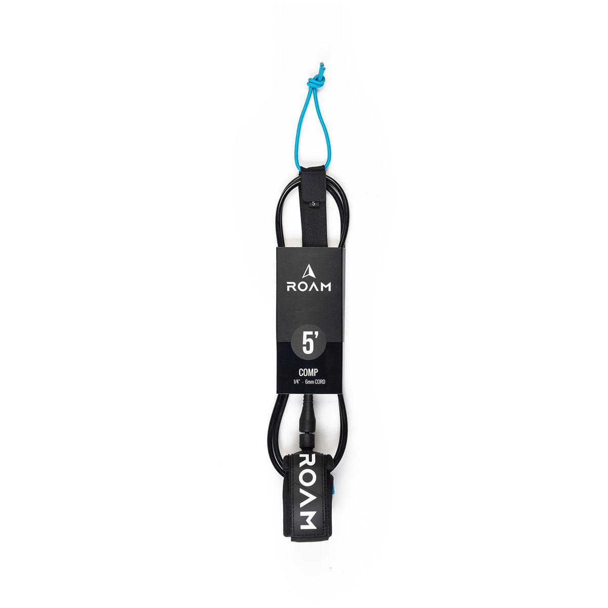 Roam Comp 5' Leash Black
