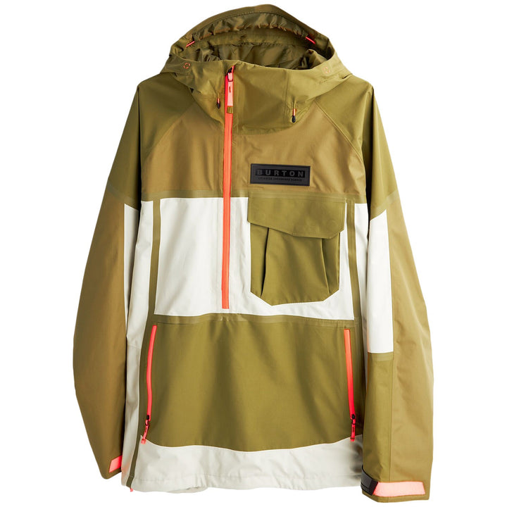 Burton GORE-TEX 2L Breaker Anorak Jacket - Men's Martini Olive / Silver Green