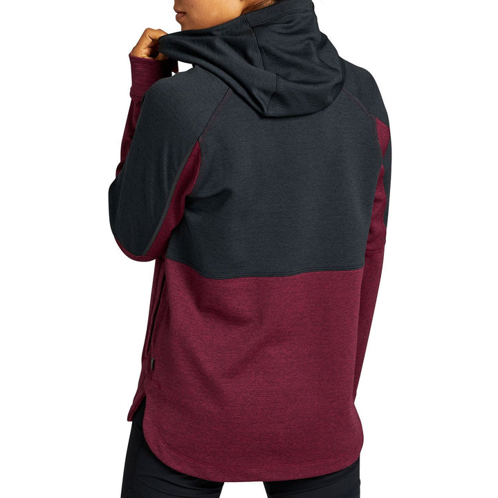 Burton Multipath Grid Fleece Pullover - Women's Mulled Berry Heather / True Black Heather