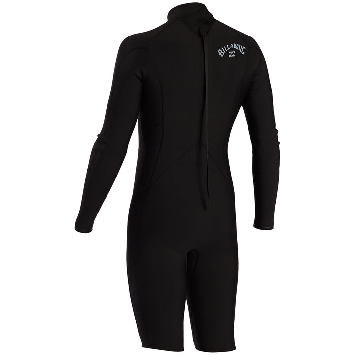 Billabong 2/2 Absolute Comp Long Sleeve Back Zip Springsuit Black