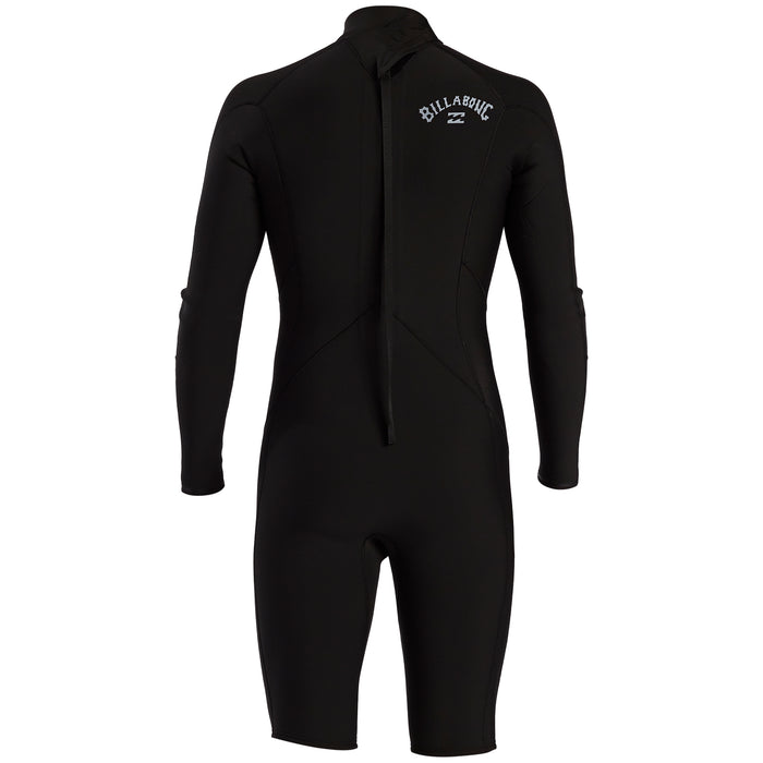 Billabong 2/2 Absolute Comp Long Sleeve Back Zip Springsuit Black