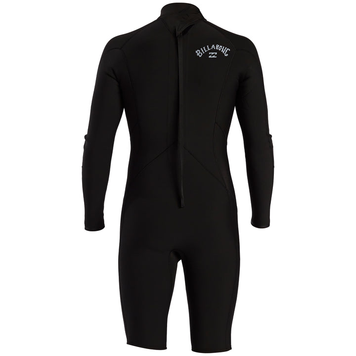 Billabong 2/2 Absolute Comp Long Sleeve Back Zip Springsuit Black