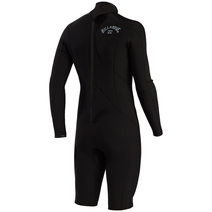 Billabong 2/2 Absolute Comp Long Sleeve Back Zip Springsuit Black