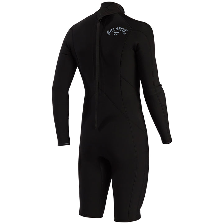 Billabong 2/2 Absolute Comp Long Sleeve Back Zip Springsuit Black
