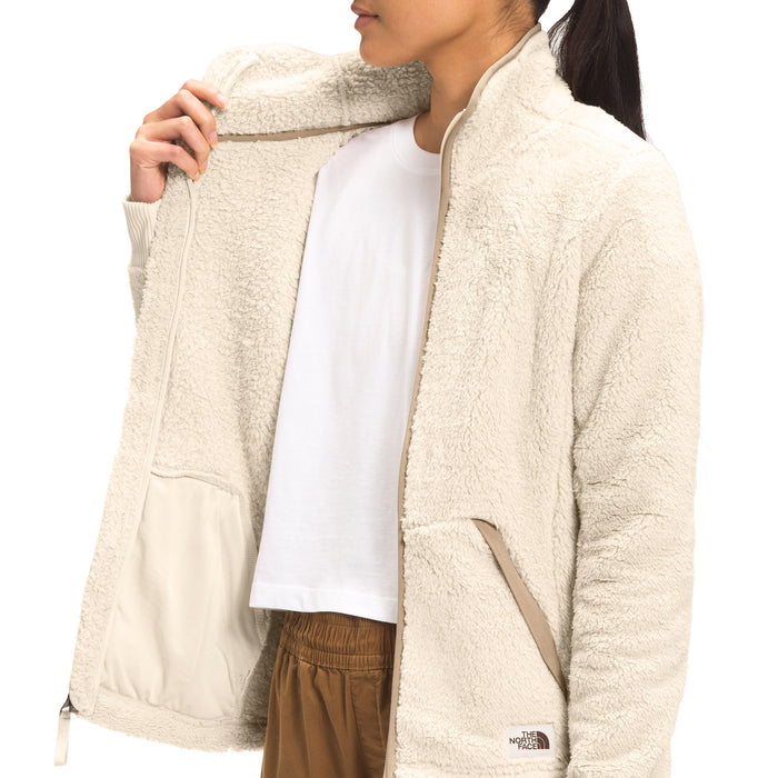 The North Face Campshire Full-Zip Jacket - Women's Bleached Sand/Hawthorne Khaki