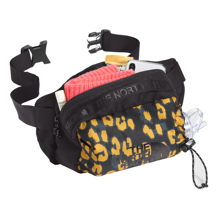 The North Face Bozer Hip Pack III-L Arrowwood Yellow Leopard Print/TNF Black