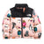 The North Face 1996 Retro Nuptse Jacket - Toddlers' Peach Pink TNF Critters Print