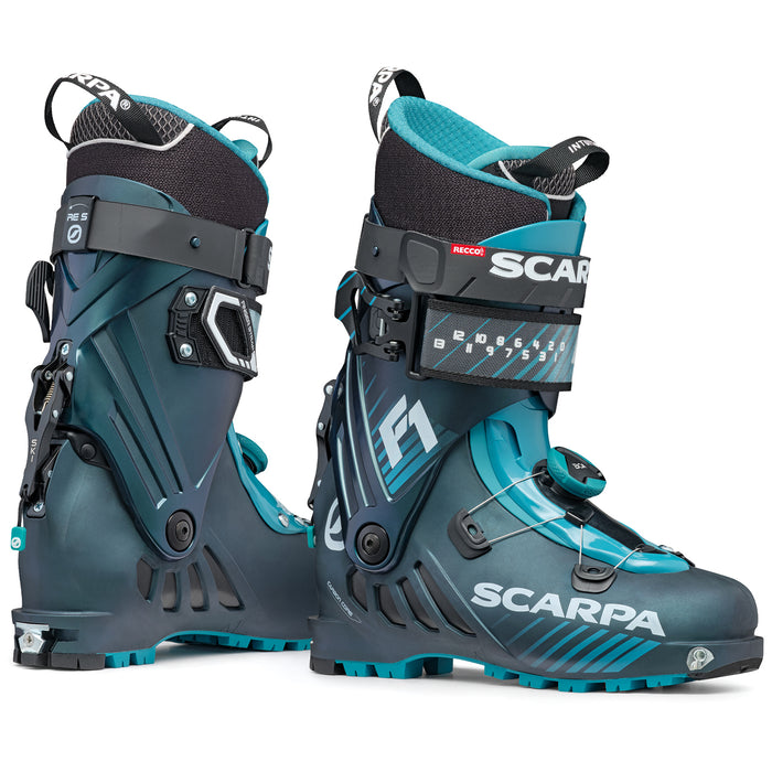 Scarpa F1 Alpine Touring Ski Boots 2023 Anthracite/Ottanio
