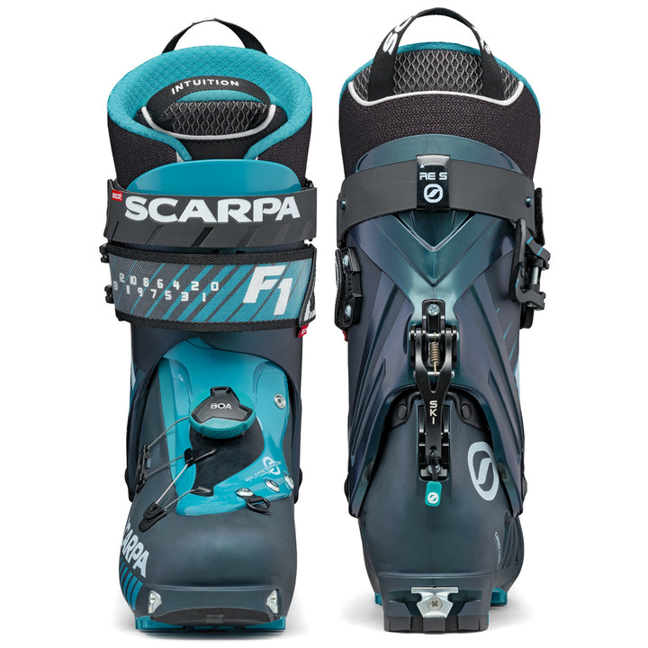 Scarpa F1 Alpine Touring Ski Boots 2023 Anthracite/Ottanio