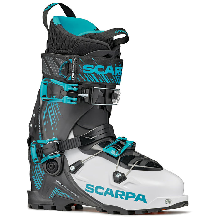 Scarpa Maestrale RS Alpine Touring Ski Boots 2023 White/Black/Azure