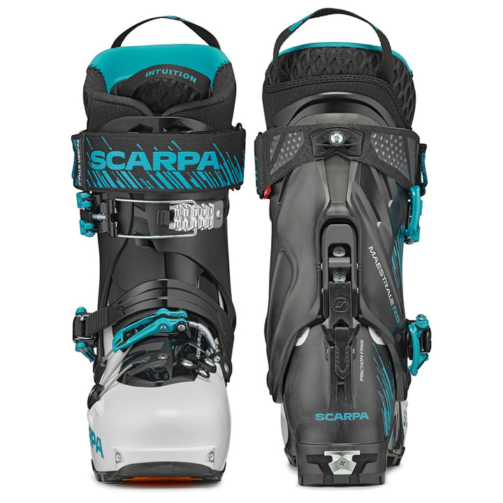 Scarpa Maestrale RS Alpine Touring Ski Boots 2023 White/Black/Azure
