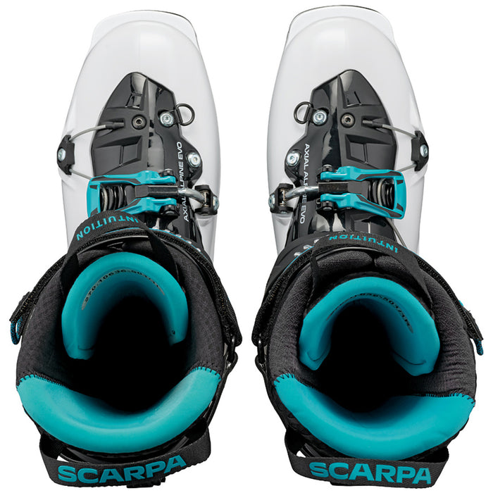 Scarpa Maestrale RS Alpine Touring Ski Boots 2023 White/Black/Azure